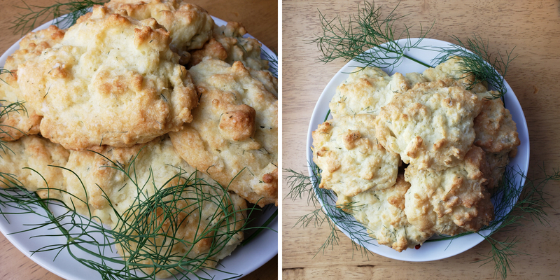 Dill Drop Biscuits